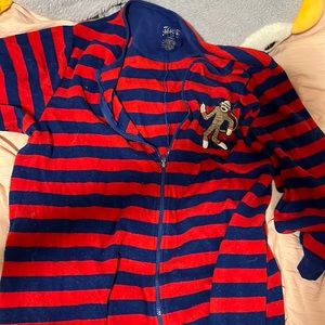 Nich & Nora Sock Monkey Onesie